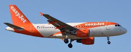 easyjet aeromobile in volo